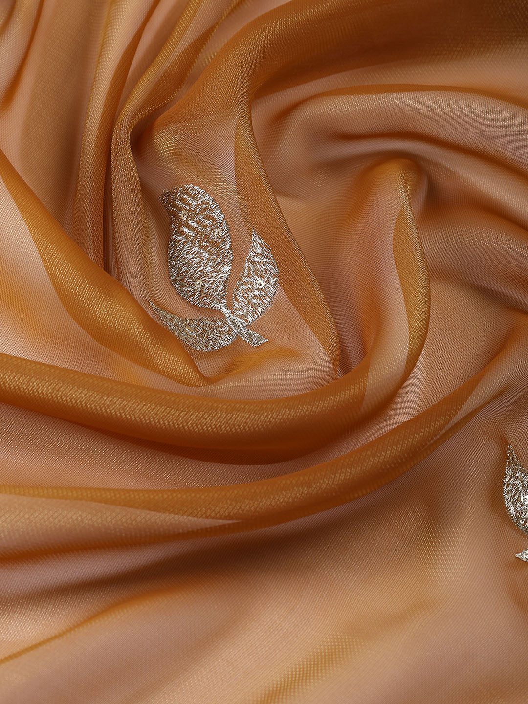 Neck Embroidered Tissue Unstitched Suit With Dupatta