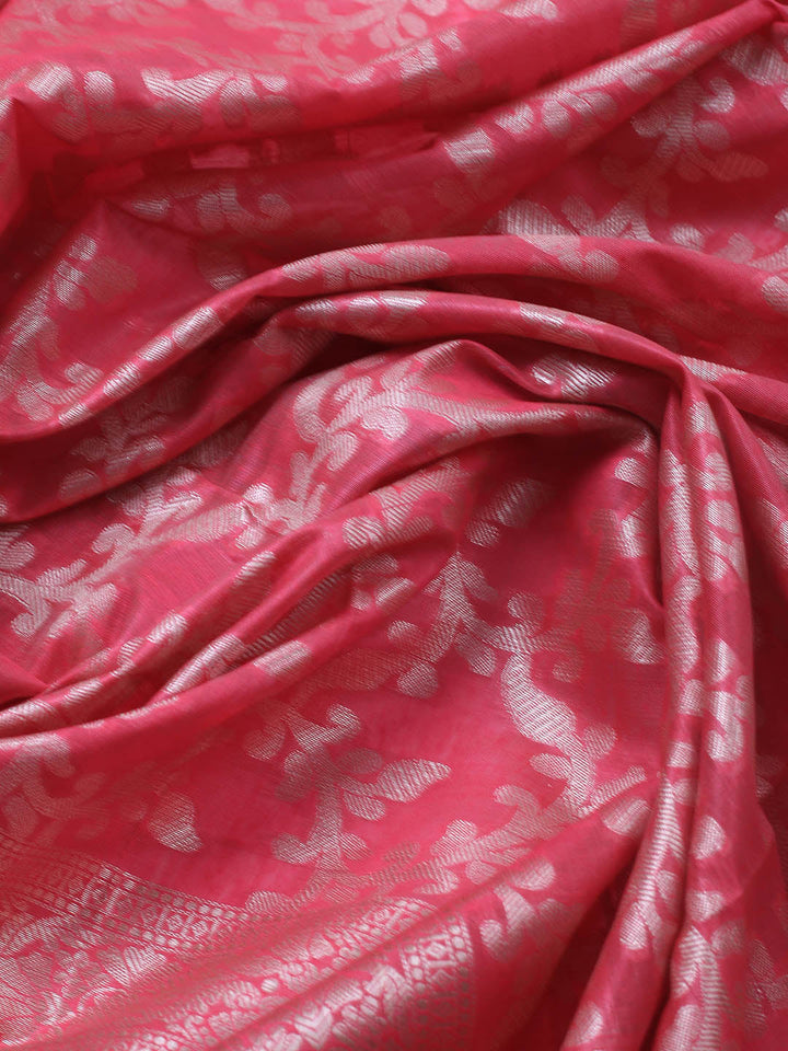 Banarasi Chanderi Unstitched Suit With Dupatta