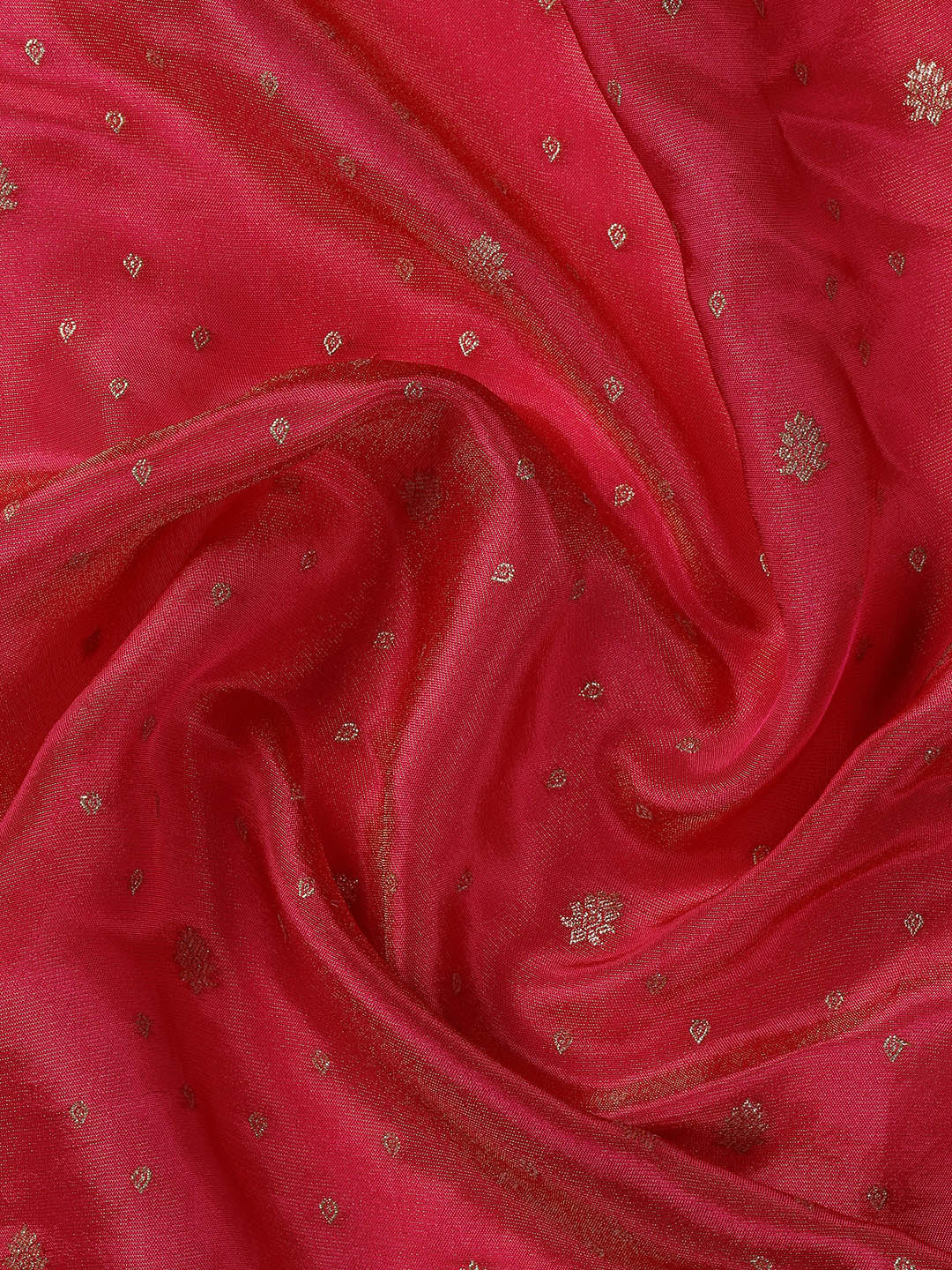 Embroidered Art Silk Unstitched Suit Piece With Dupatta