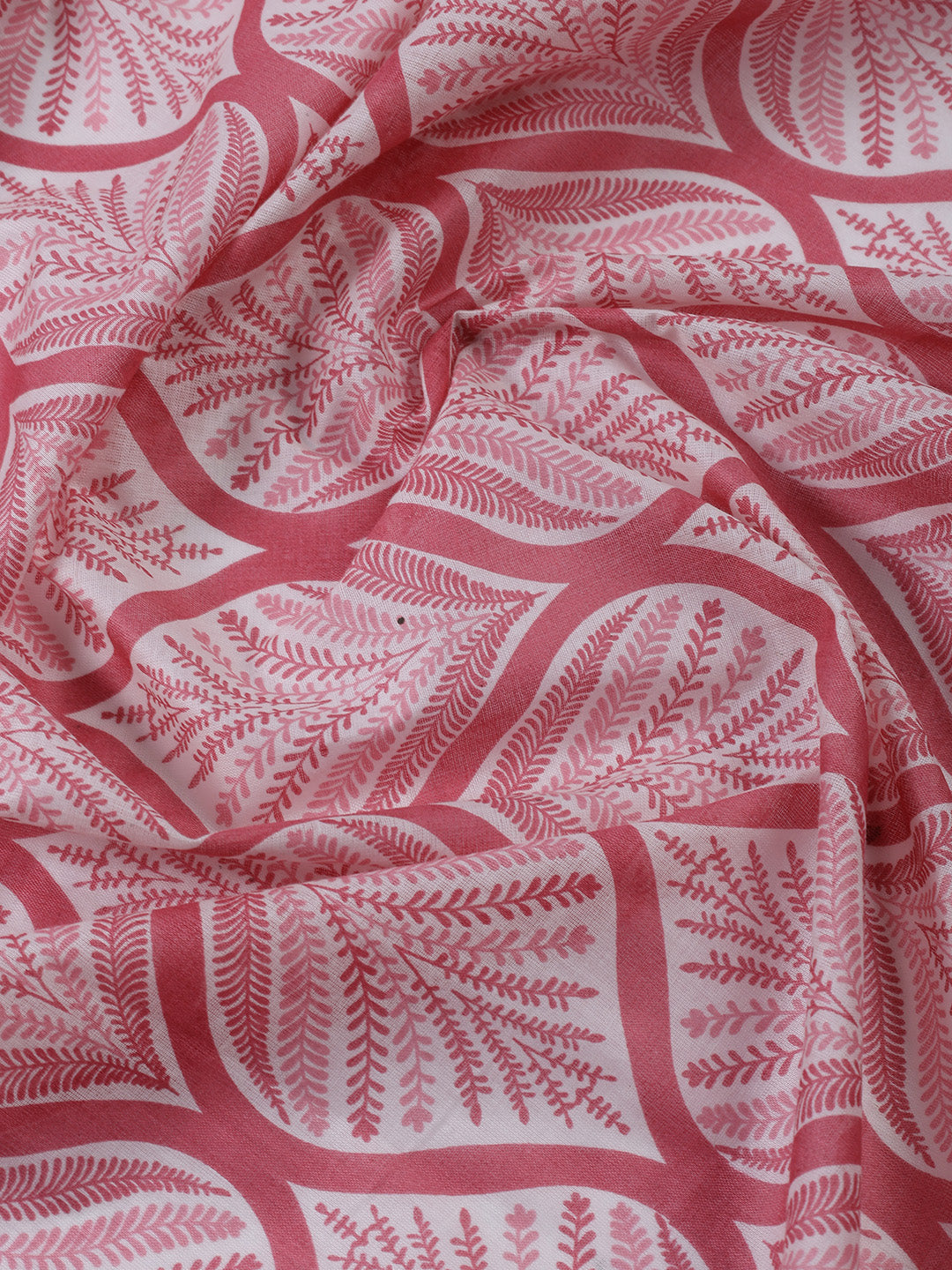 Printed Cotton Blend Unstitched Suit With Dupatta