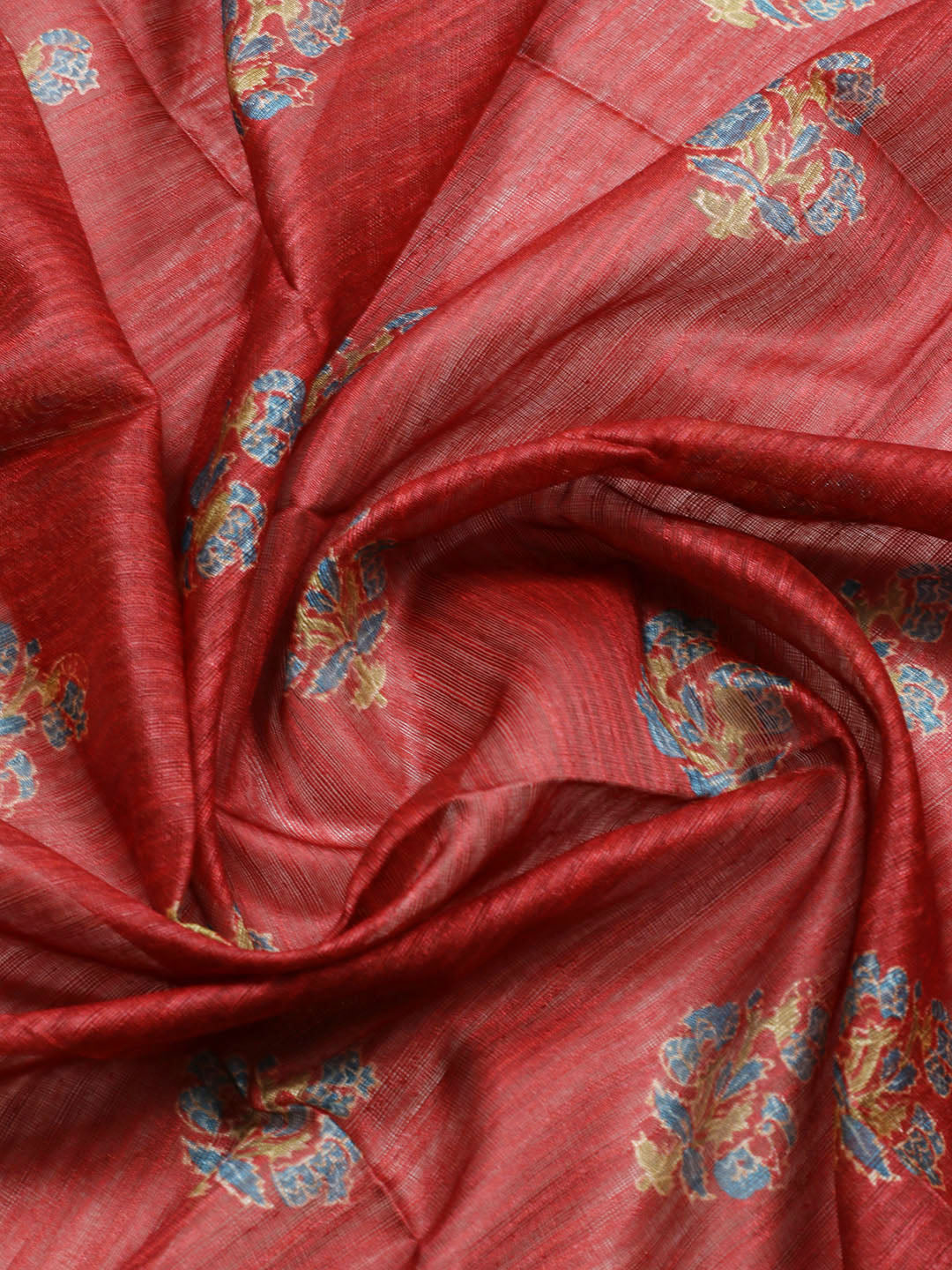 Neck Patti Chanderi Unstitched Suit With Dupatta