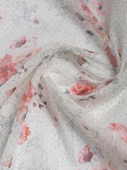 Printed Cotton Blend Unstitched Suit With Dupatta