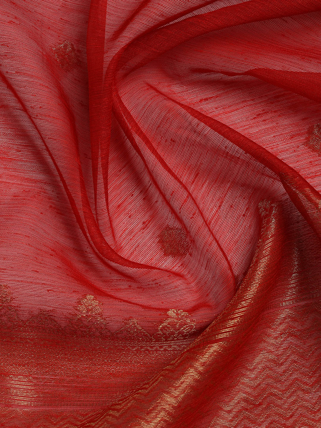 Woven Chanderi Unstitched Suit Piece With Dupatta