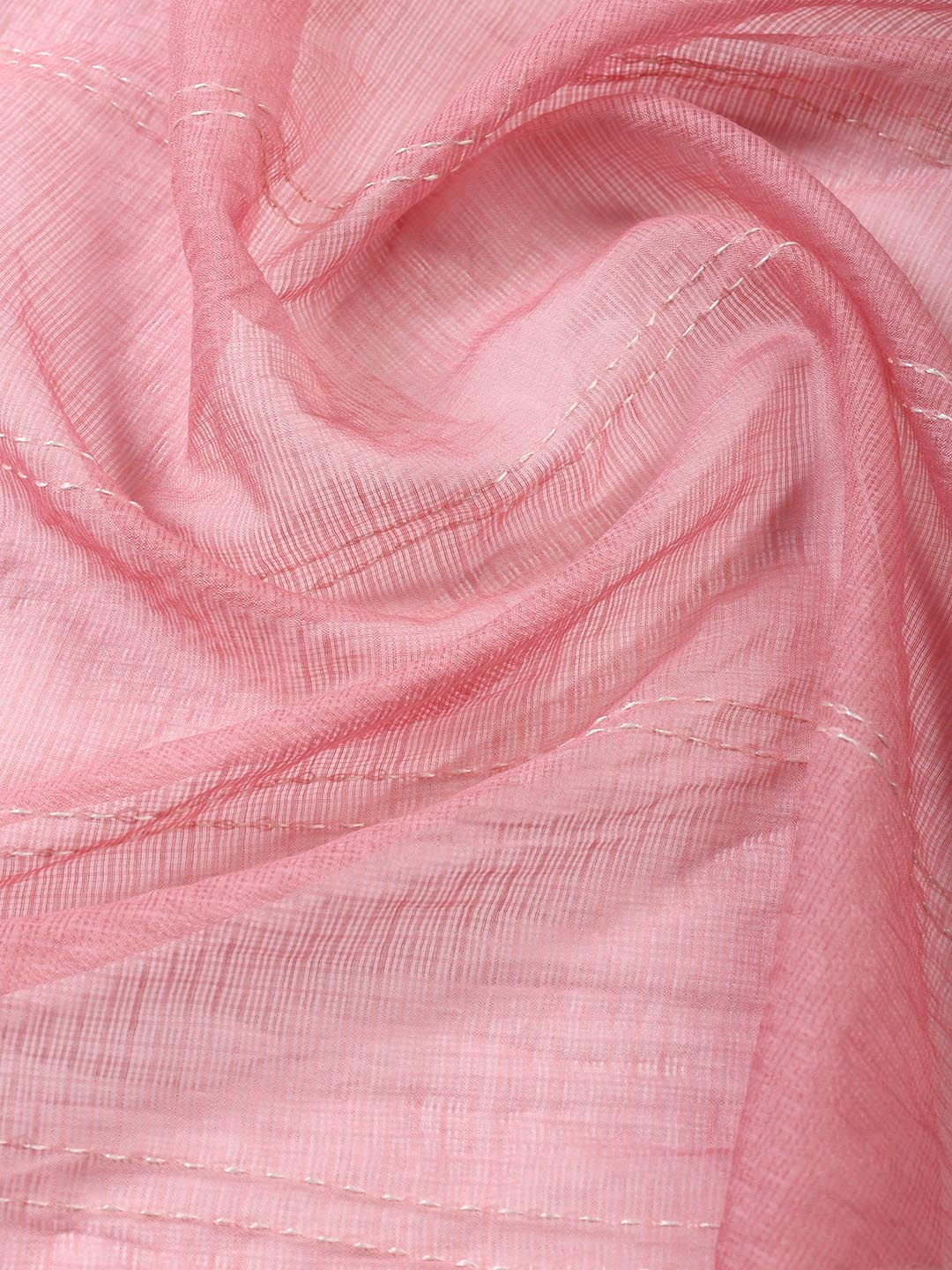 Neck Embroidered Cotton Blend Unstitched Suit Piece With Dupatta