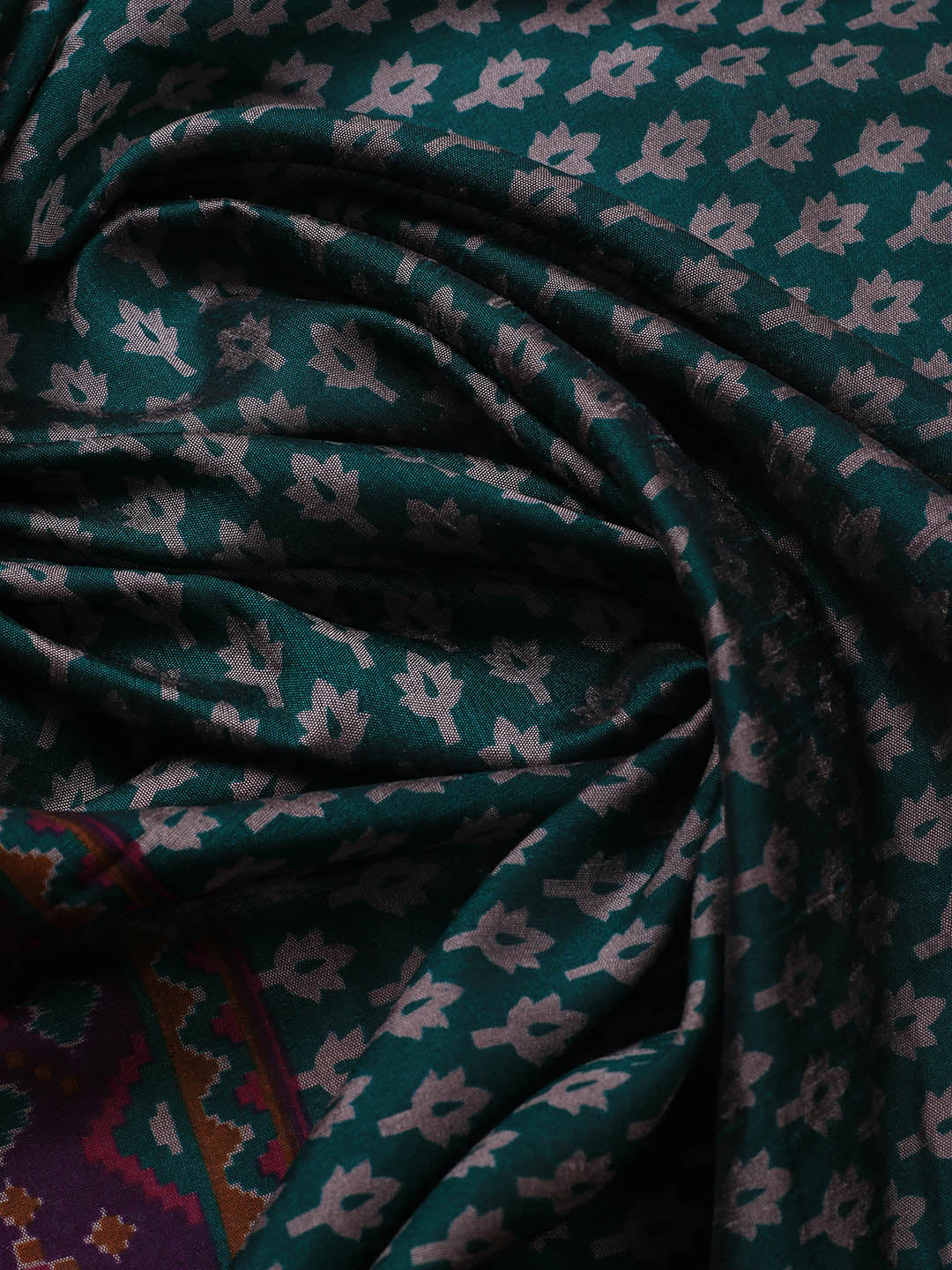 Art Silk Unstitched Suit Piece With Dupatta