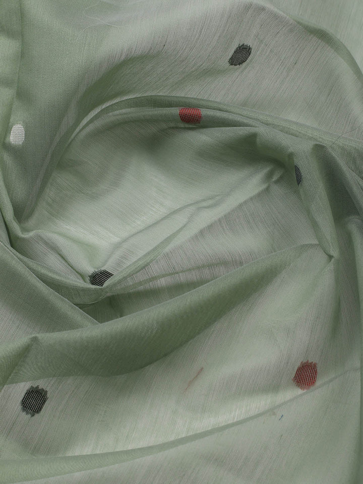 Jamdani Chanderi Unstitched Suit Piece With Dupatta