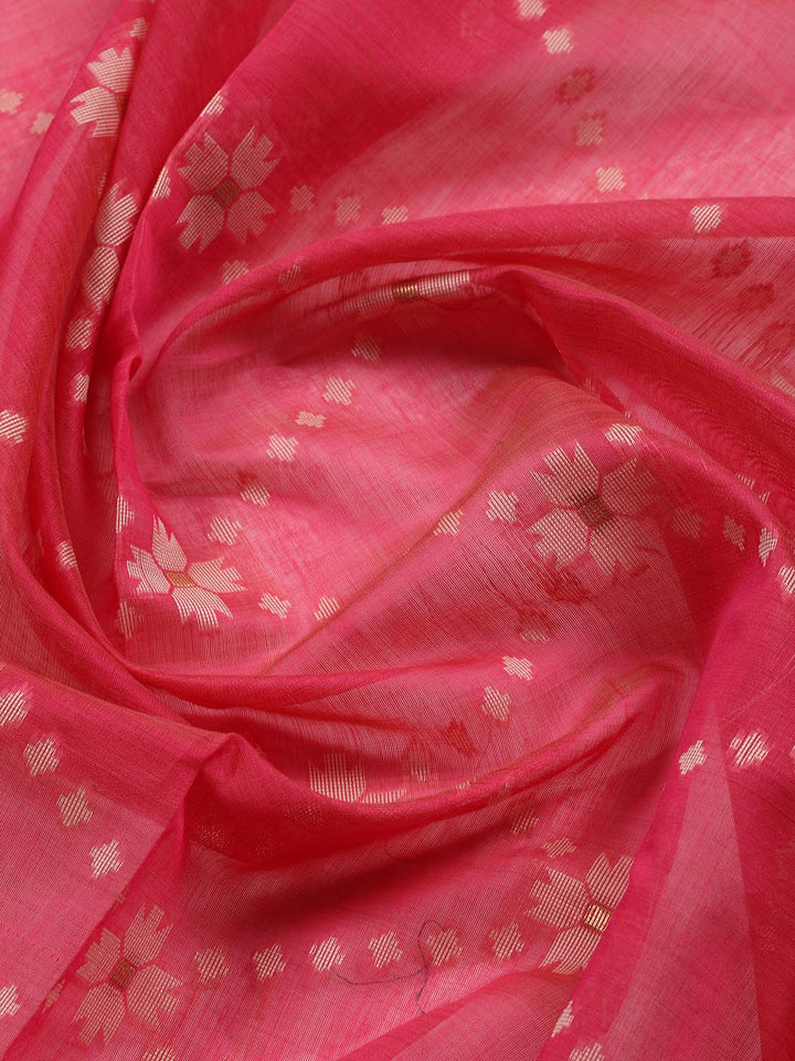 Jamdani Chanderi Unstitched Suit Piece With Dupatta