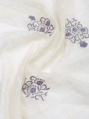 Printed Cotton Blend Unstitched Suit With Dupatta