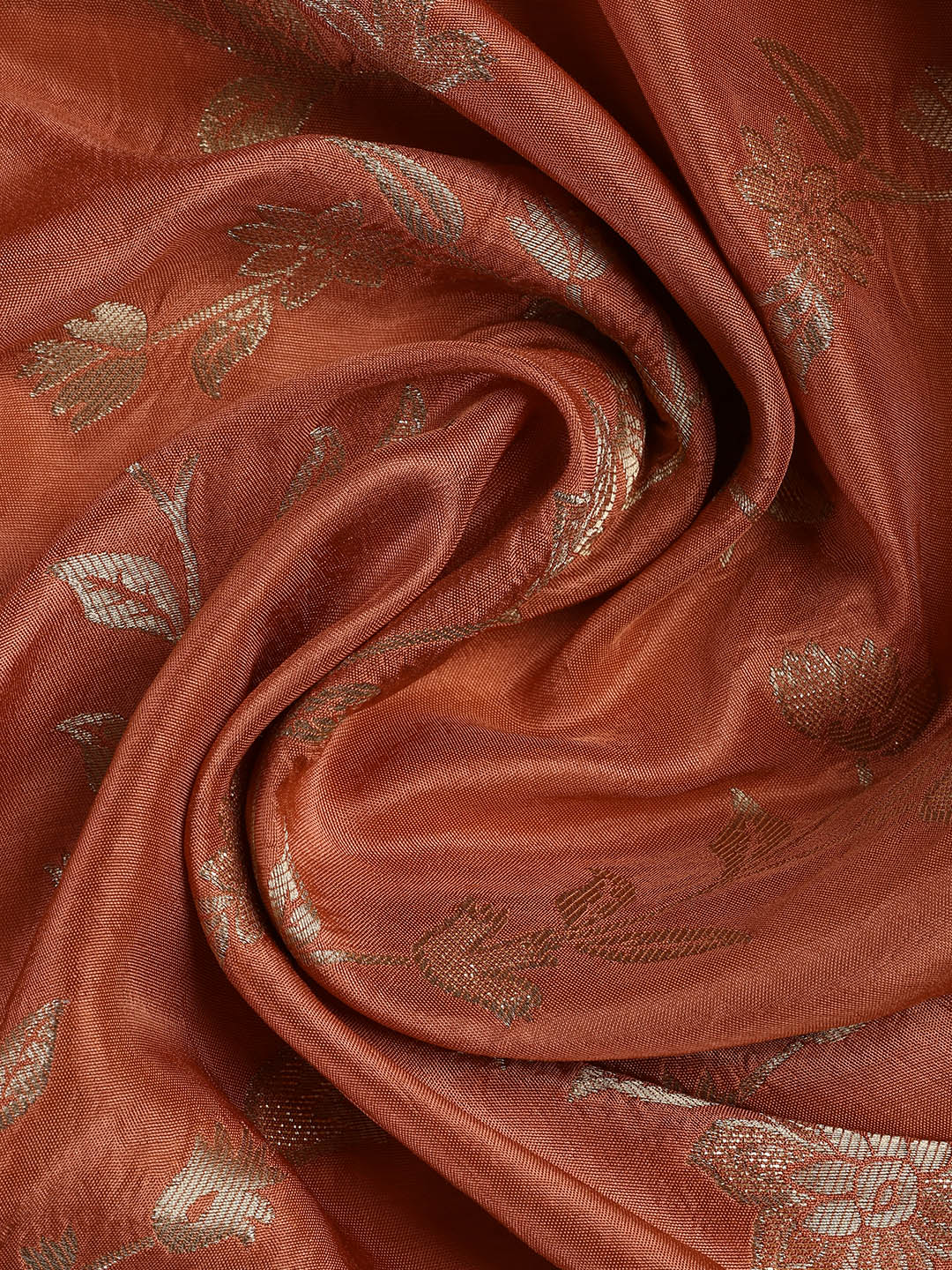 Embroidery Chanderi Unstitched Suit With Dupatta