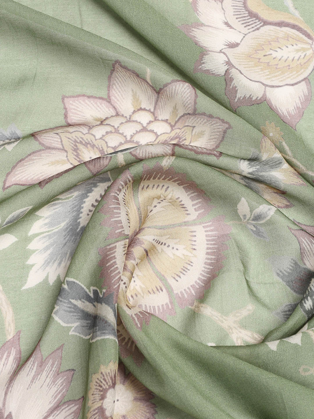 Printed Muslin Unstitched Suit With Dupatta