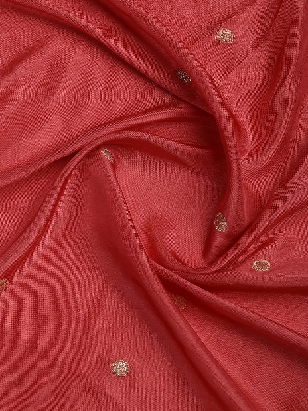 Embroidered Chanderi Unstitched Suit Piece With Dupatta