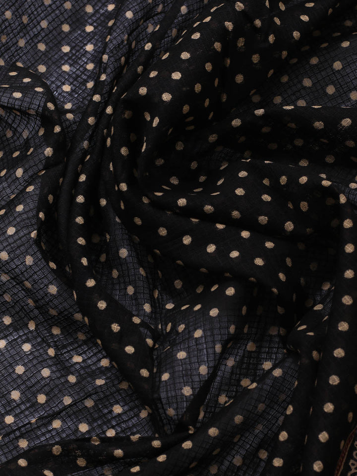 Printed Cotton Blend Unstitched Suit Piece With Dupatta