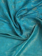 Embroidered Chanderi Unstitched Suit Piece With Dupatta