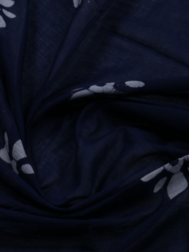 Printed Cotton Blend Unstitched Suit With Dupatta