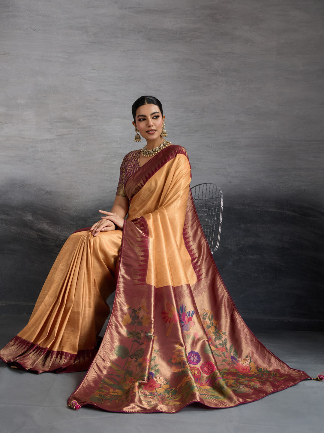 Woven Design Kanjivaram Silk Saree