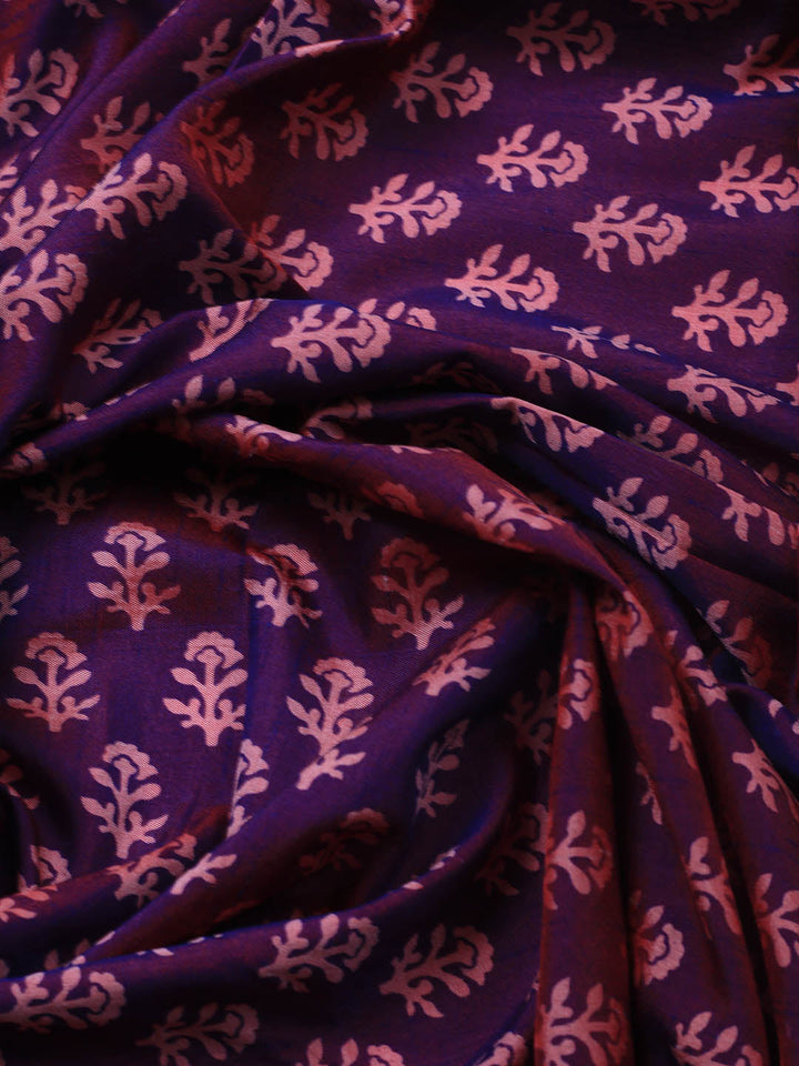 Art Silk Unstitched Suit Piece With Dupatta