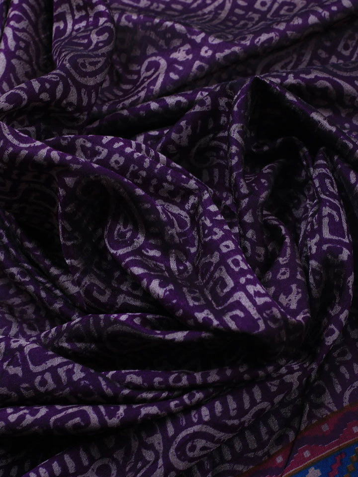 Art Silk Unstitched Suit Piece With Dupatta