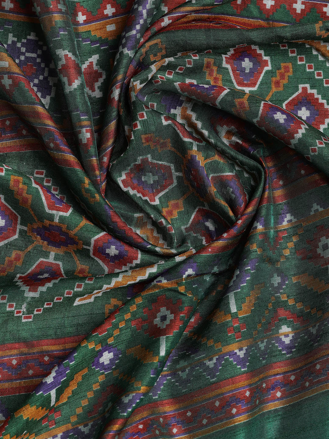 Art Silk Unstitched Suit Piece With Dupatta