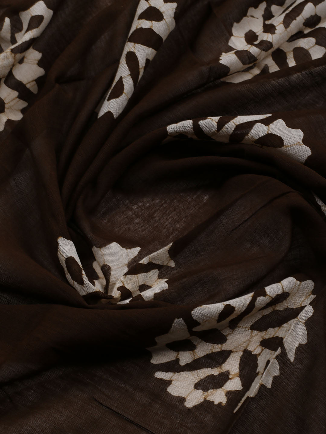 Printed Cotton Blend Unstitched Suit With Dupatta