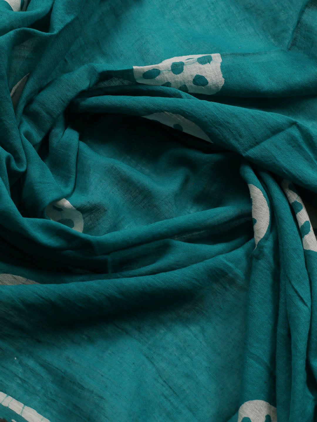 Printed Cotton Blend Unstitched Suit With Dupatta