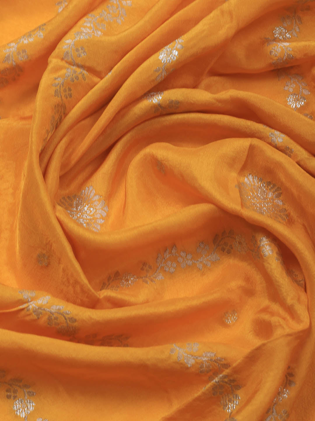 Embroidery Chanderi Unstitched Suit With Dupatta