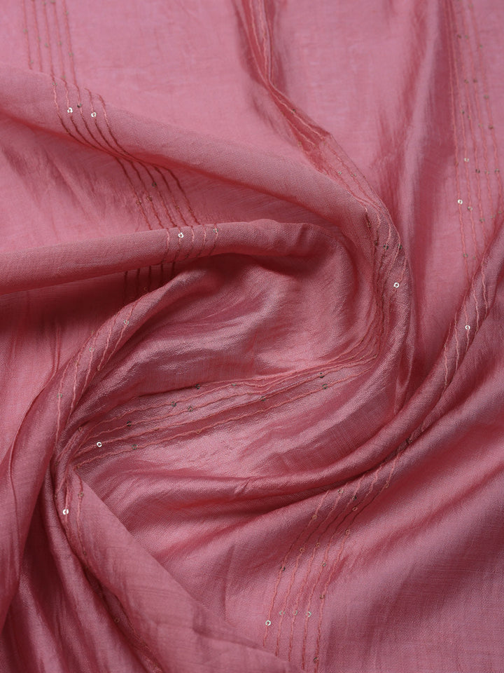 Embroidered Cotton Unstitched Suit With Pant &amp; Dupatta