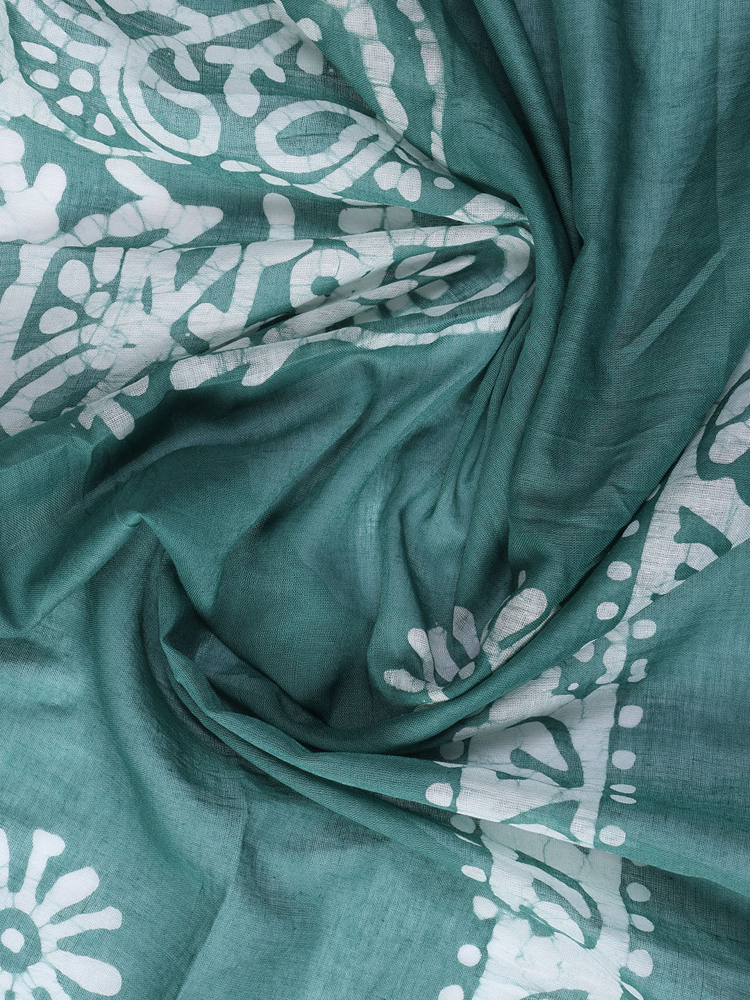 Printed Cotton Blend Unstitched Suit With Dupatta