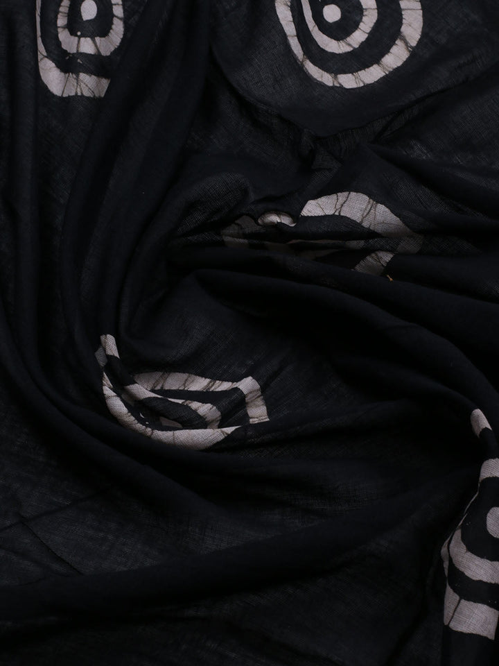 Printed Cotton Blend Unstitched Suit With Dupatta
