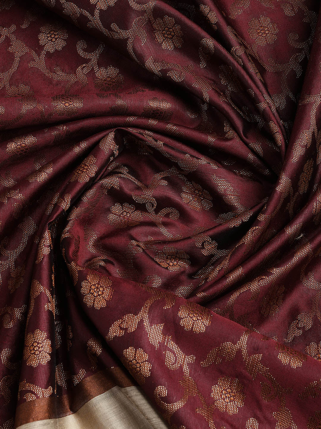 Woven Chanderi Unstitched Suit With Dupatta
