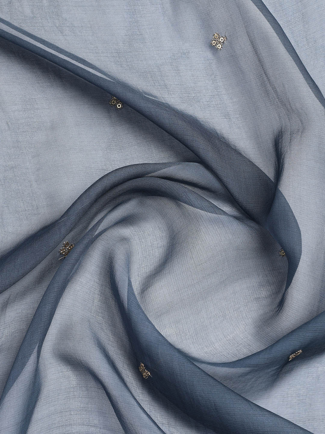 Embroidered Muslin Unstitched Suit With Dupatta