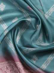 Embroidered Chanderi Unstitched Suit Piece With Dupatta