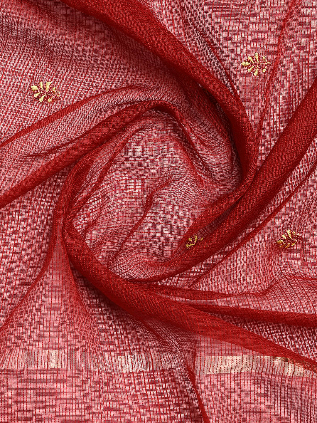 Neck Embroidered Cotton Blend Unstitched Suit With Dupatta