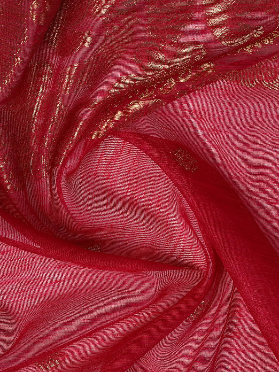 Woven Chanderi Unstitched Suit Piece With Dupatta