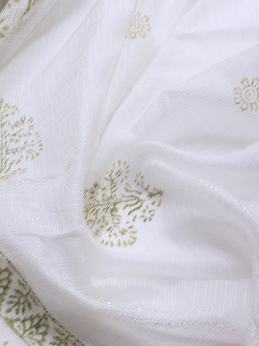 Printed Cotton Blend Unstitched Suit With Dupatta