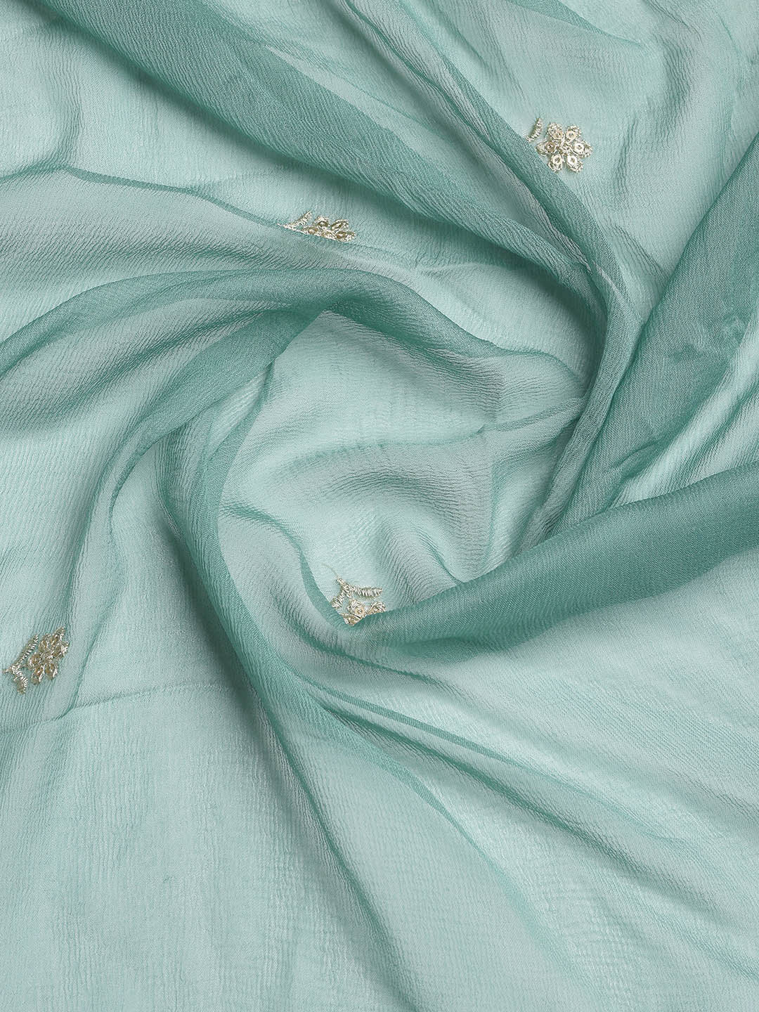 Embroidered Muslin Unstitched Suit With Dupatta