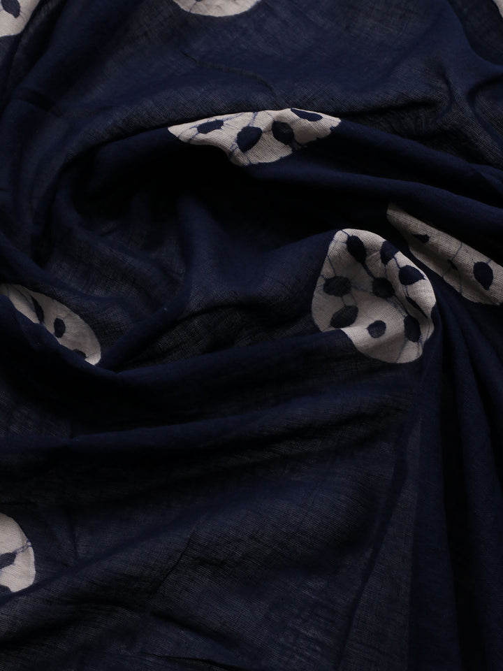Printed Cotton Blend Unstitched Suit With Dupatta