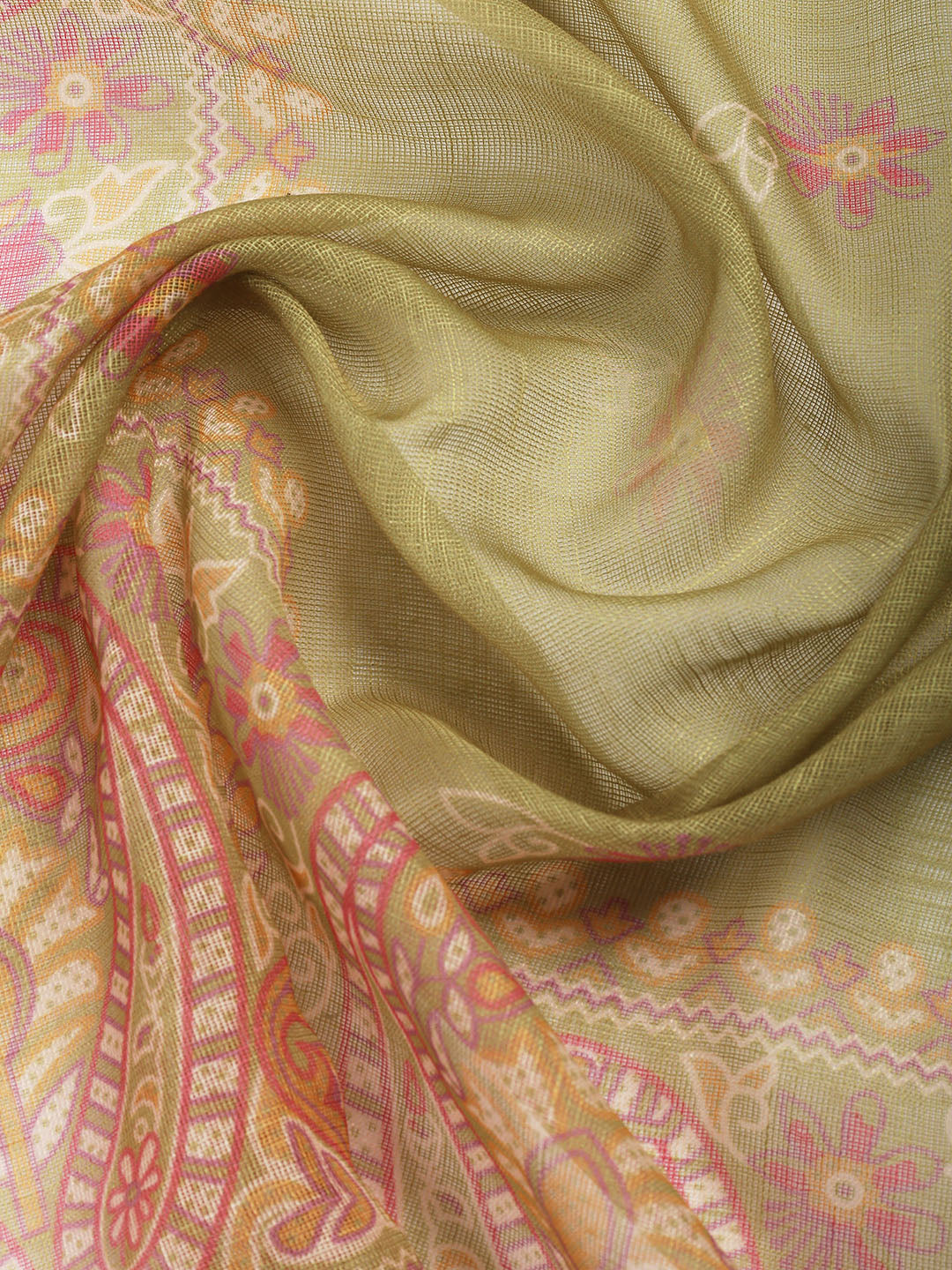 Neck Embroidered Cotton Blend Unstitched Suit With Dupatta