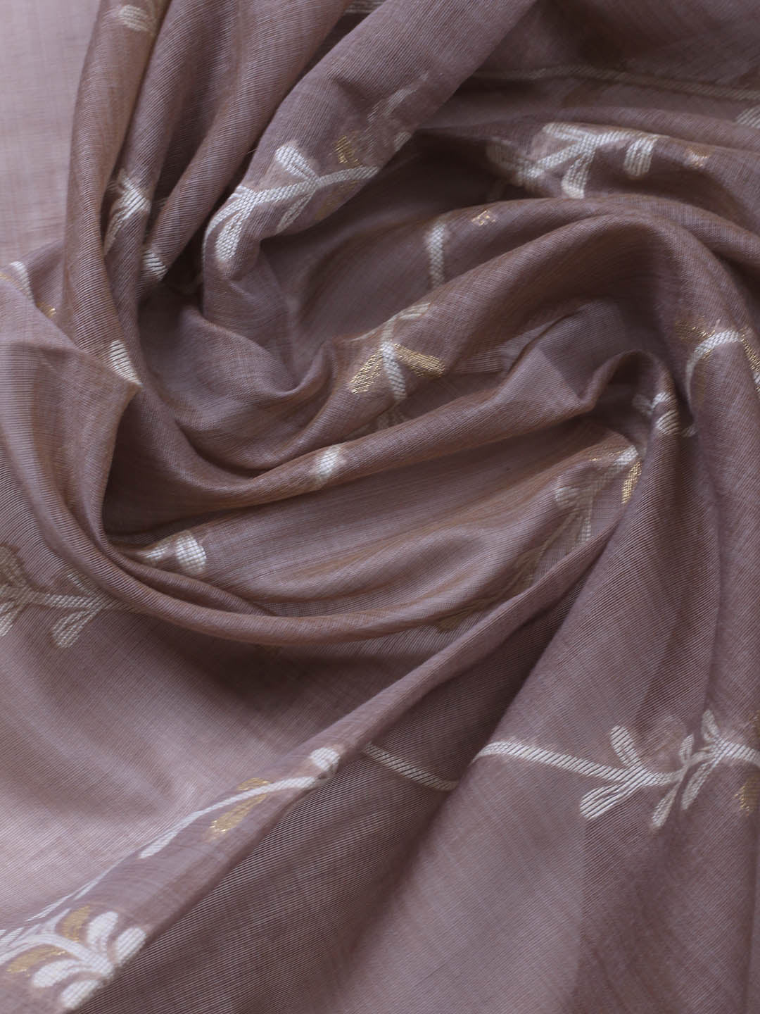 Neck Embroidery Chanderi Unstitched Suit With Dupatta