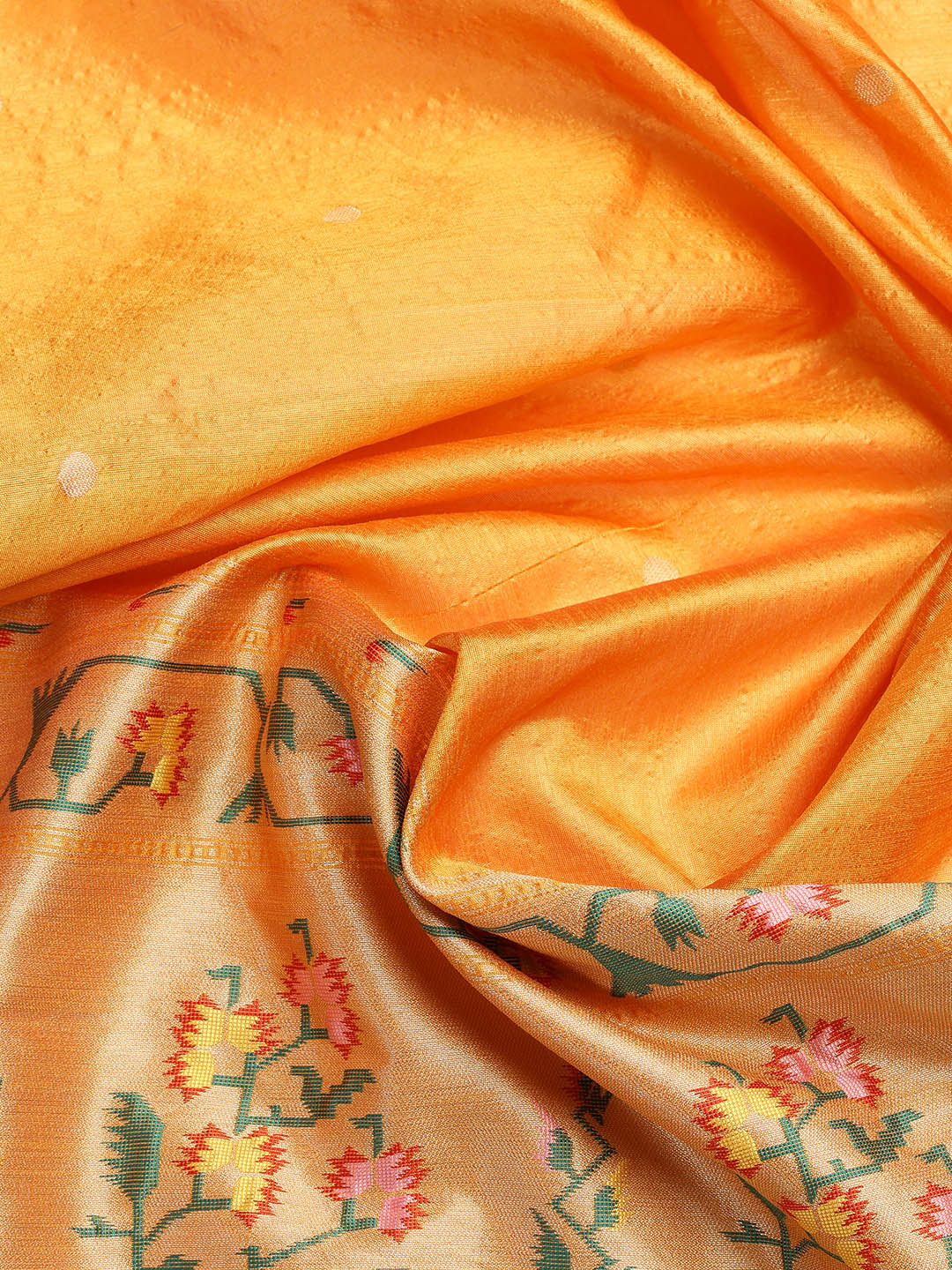 Woven Chanderi Unstitched Suit Piece With Dupatta