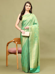 Zari Jaal Woven Handloom Saree