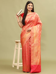 Zari Booti Woven Handloom Saree