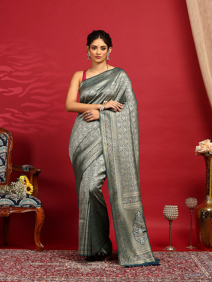 Woven Design Art Silk Saree