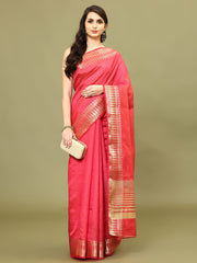 Zari Border Woven Handloom Saree