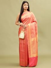 Zari Jaal Woven Handloom Saree