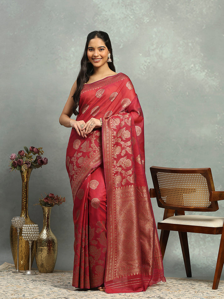 Woven Design Art Silk Saree