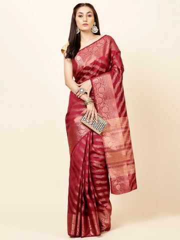 Zari Border Woven Handloom Saree