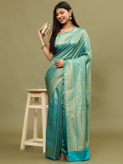 Zari Jaal Woven Handloom Saree