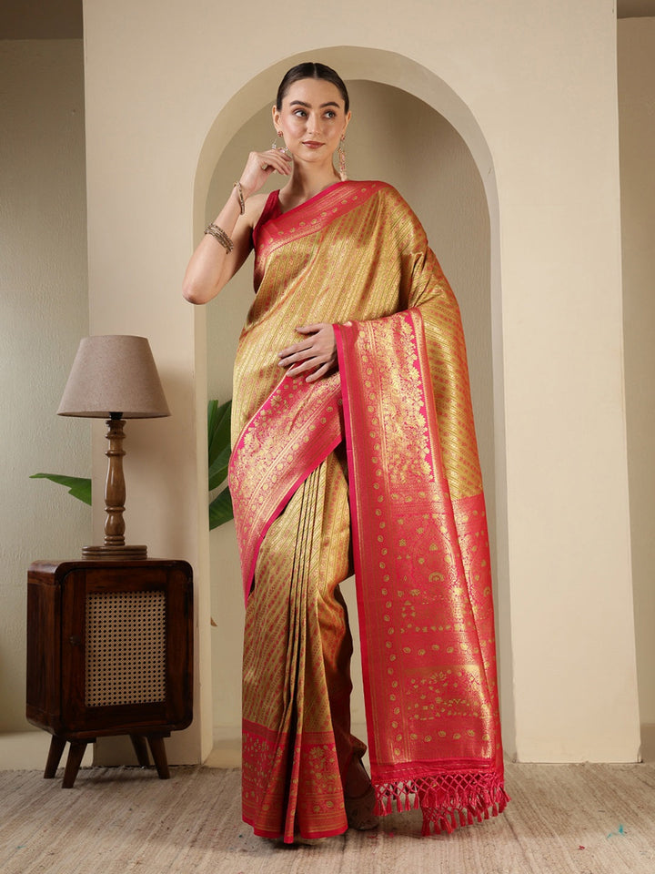Woven Design Art Silk Saree