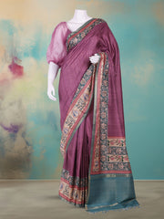 Printed Art Silk Hyacinth Saree