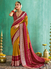 Printed Art Silk Saree